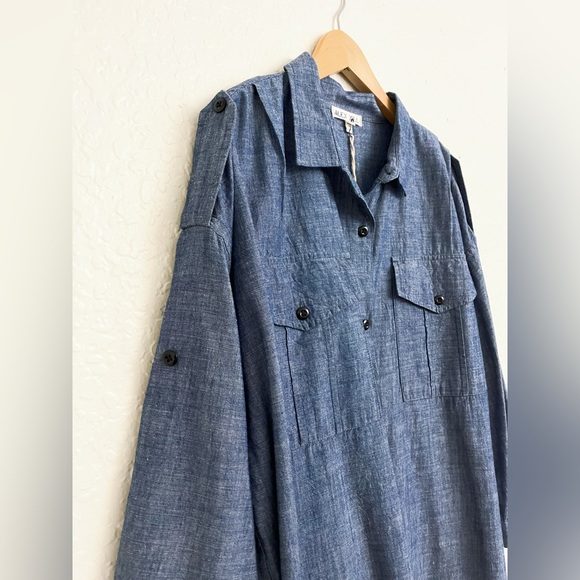 Alex Mill Military Chambray Shirtdress - Picture 4 of 5